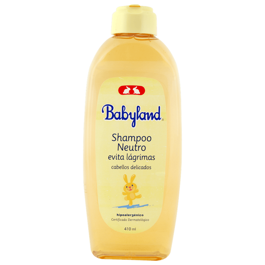 Shampoo Babyland Neutro para Bebés y Niños 410 cc