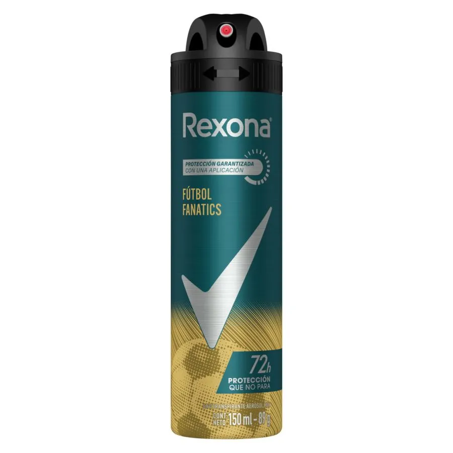 Desodorante Spray Rexona Antitranspirante Fútbol Fanatics 150 ml