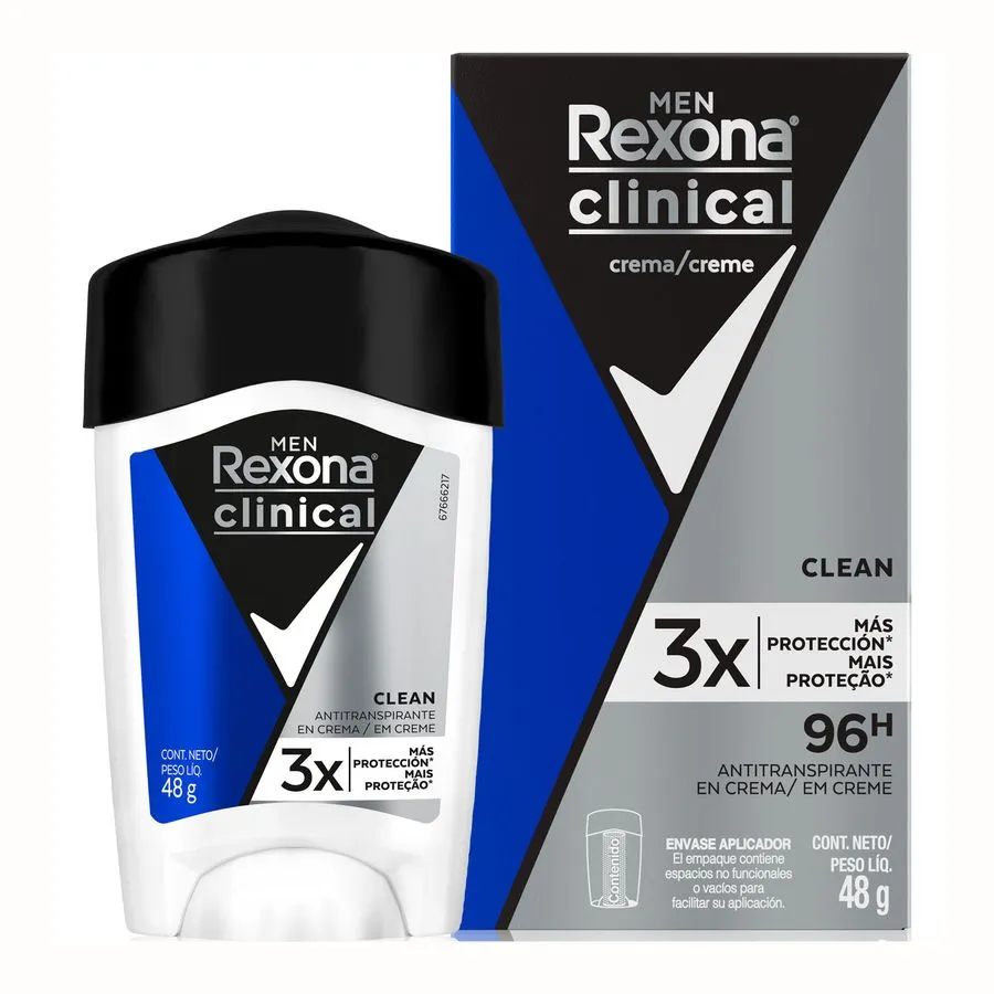 Desodorante Crema Rexona Clean 48 g