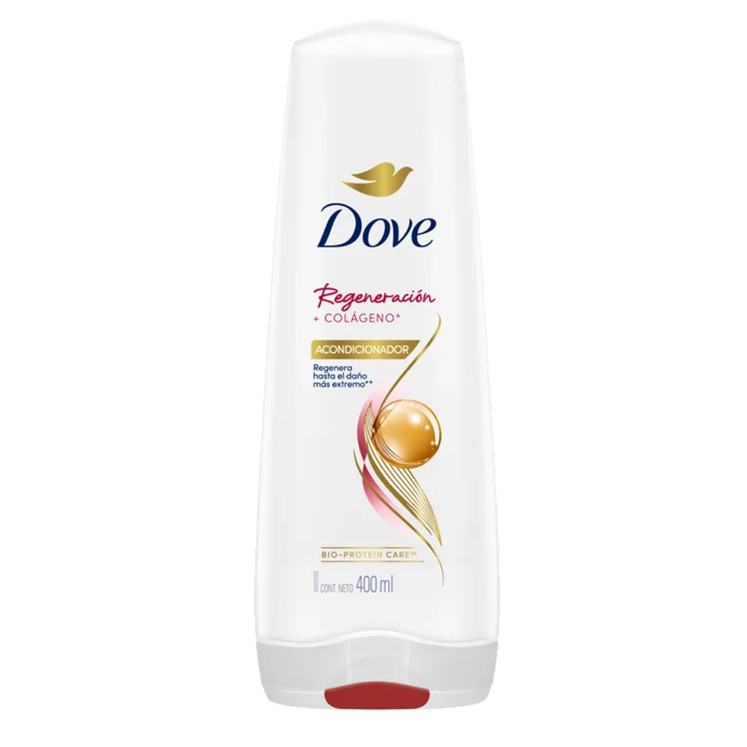 Acondicionador Dove Regeneración + colágeno x 400ml