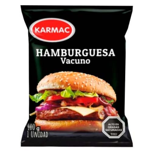 Hamburguesa de Vacuno karmac 100GRS