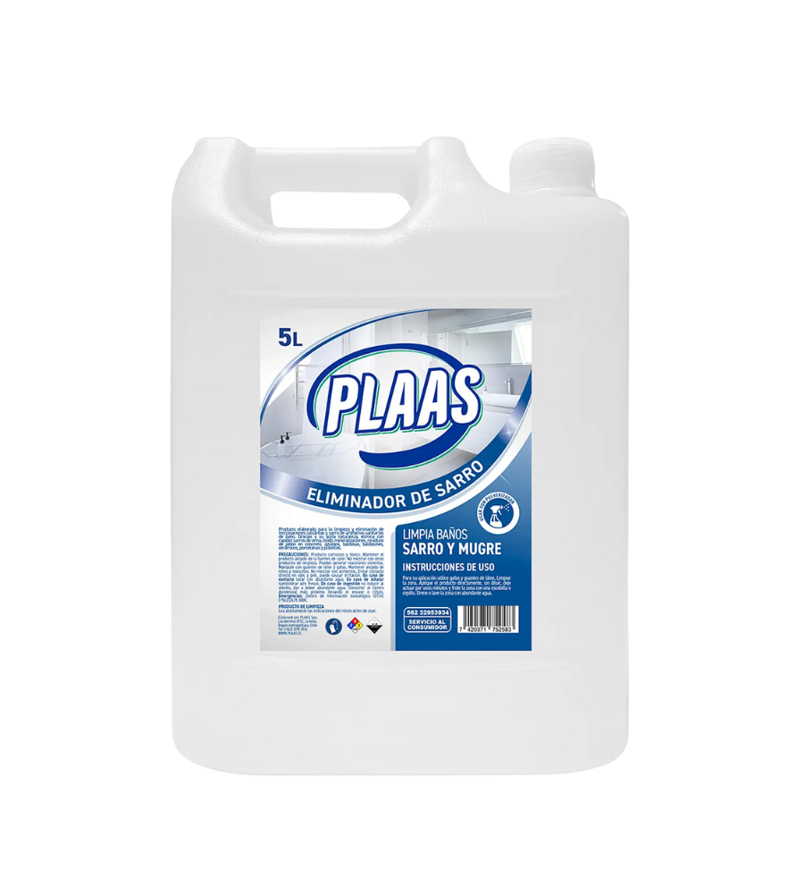 Eliminador de Sarro Plaas  5 Lts