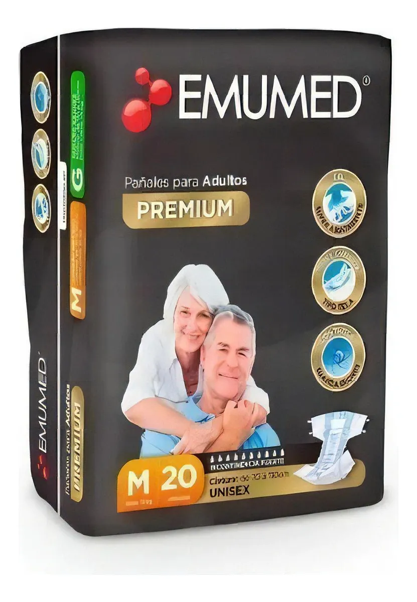 Pañal Emumed Premiun M 20U