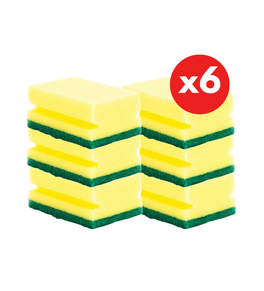 Esponja Acanalada  Pack de 6 Unidades
