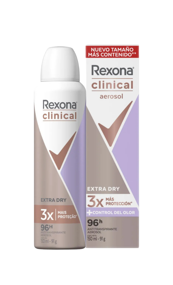Desodorante Spray Rexona Clinical Dry 150 ml