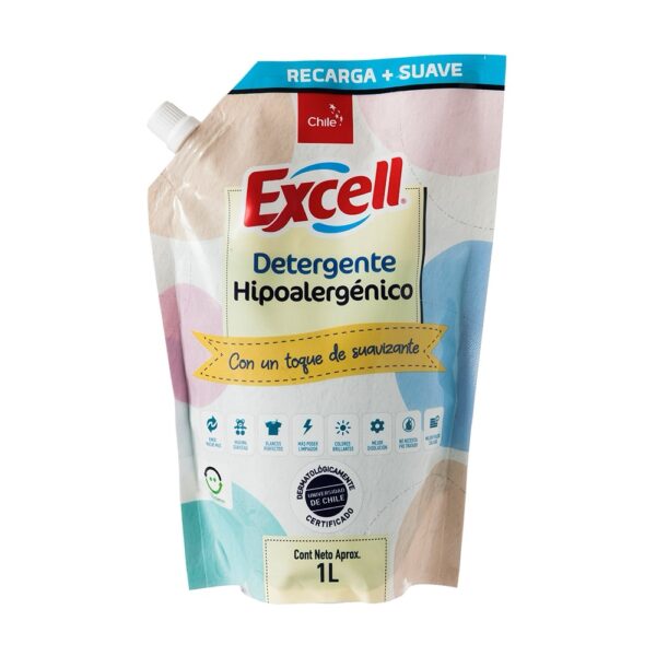 Detergente  Hipoalergenico Excell Doypack 1Lt